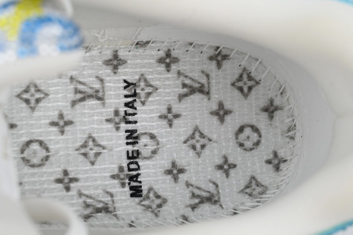 PK God Batch Louis Vuitton Trainer Sky Blue - Image 9