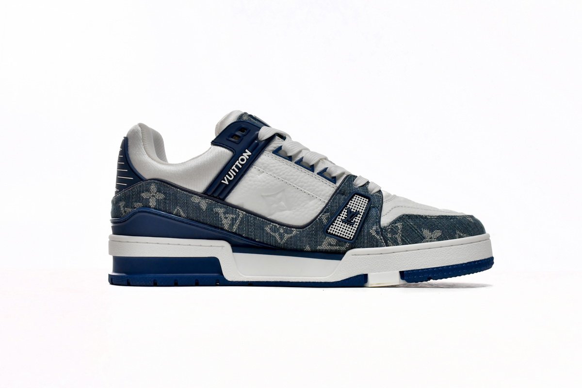 PK God Batch LOUIS VUITTON Trainer Cowboy Blue FD0291 - Image 2