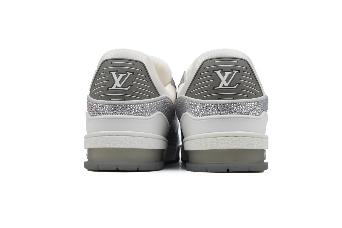PK God Batch LOUIS VUITTON Trainer Grey white - Image 3