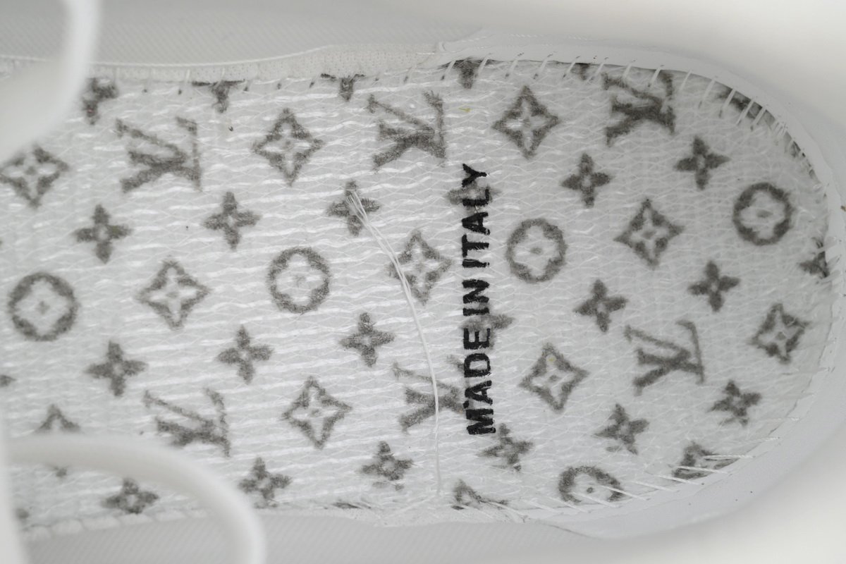 PK God Batch LOUIS VUITTON Trainer Grey white - Image 9