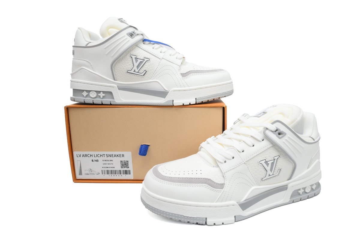 PK God Batch LOUIS VUITTON Trainer White cement - Image 3