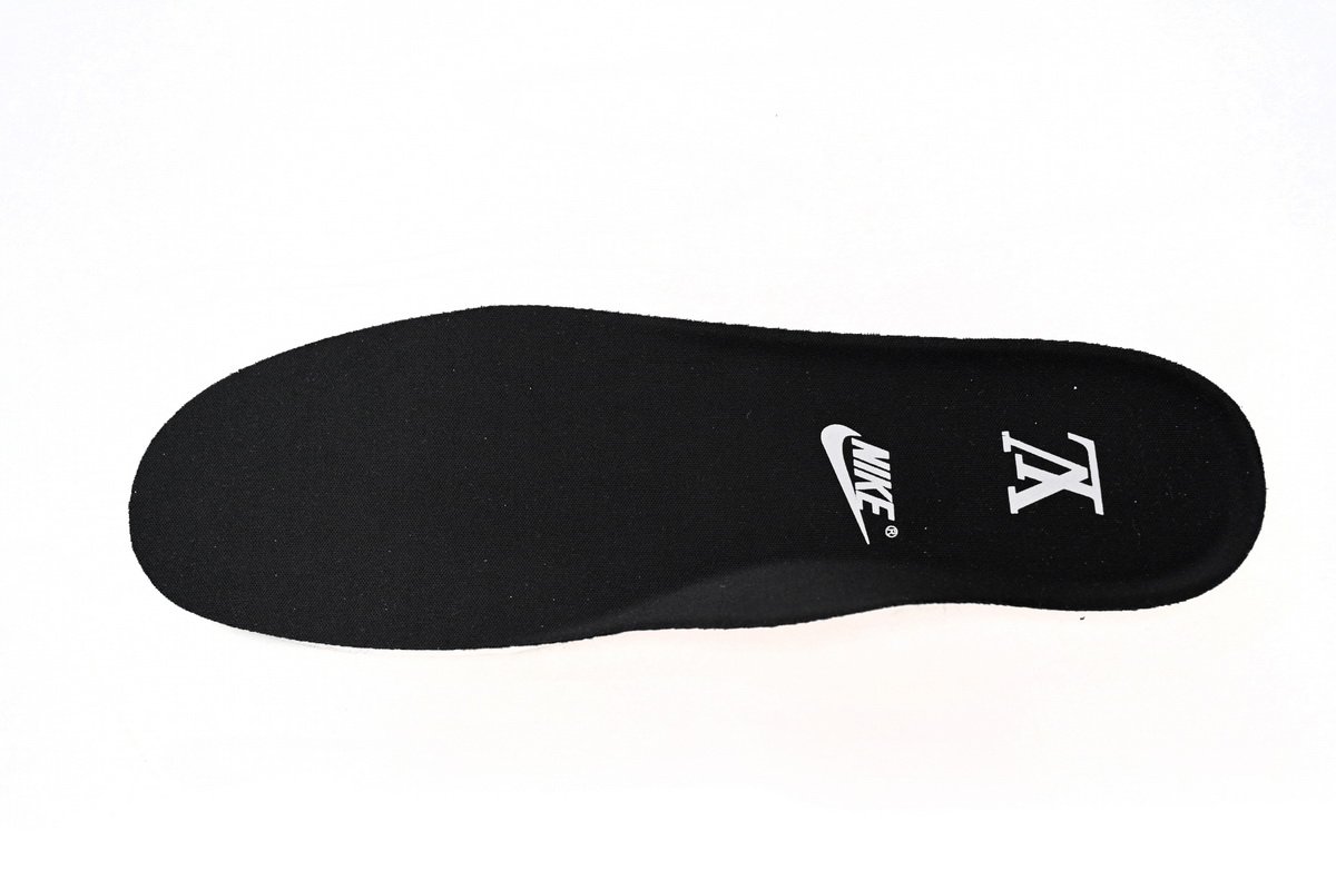 PK GOD BATCH LOUIS VUITTON x Nike Air Force 1 All Black 1A9VD7 - Image 6