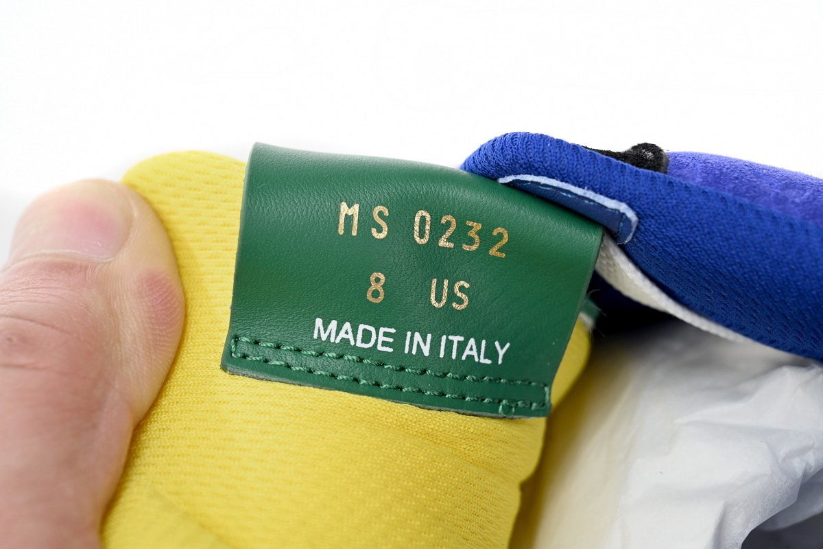 PK God Batch LOUIS VUITTON x Nike Air Force 1 Silver Yellow 1A9VCH - Image 11