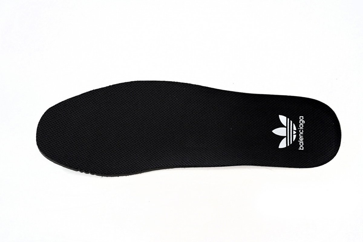 Pkstockx Adidas x Balenciaga Triple S Black And White Bars 712764 W2ZB2 1090 - Image 6