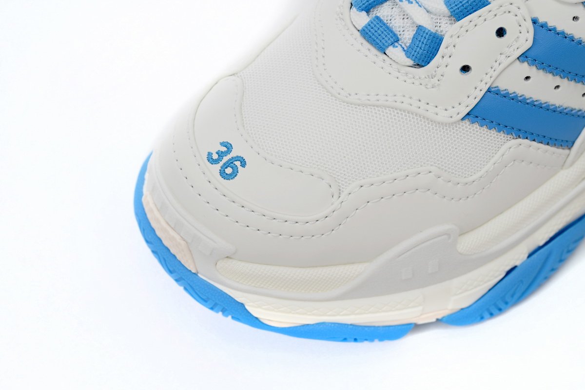 Pkstockx Adidas x Balenciaga Triple S White/Blue - Image 5