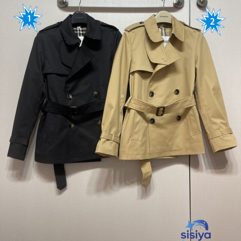 Burberry Classy short trench coat D80110