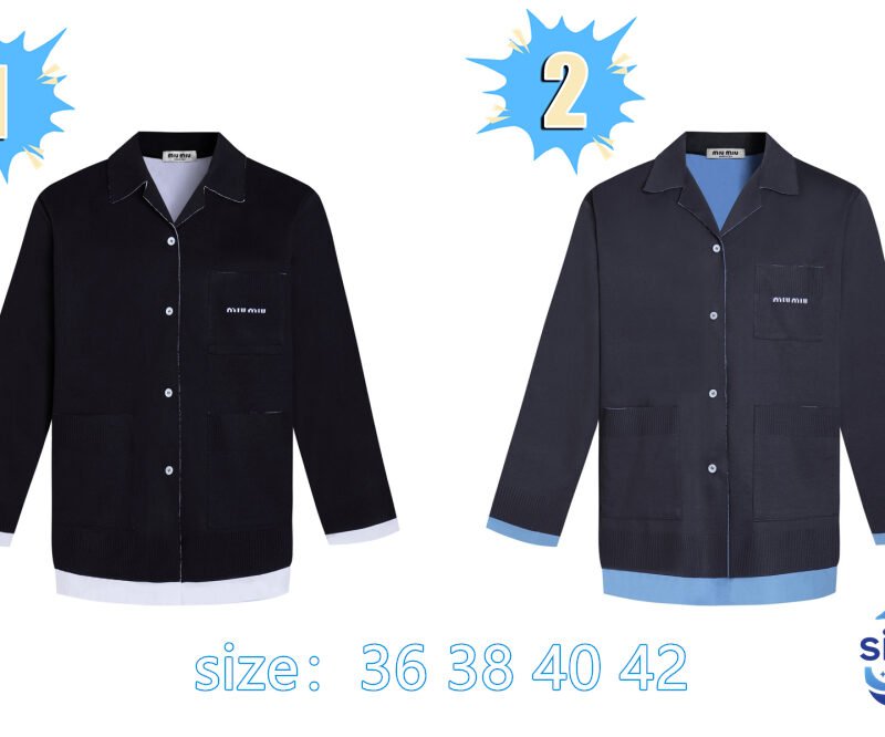 Miu Miu Knit and poplin shirt 90602