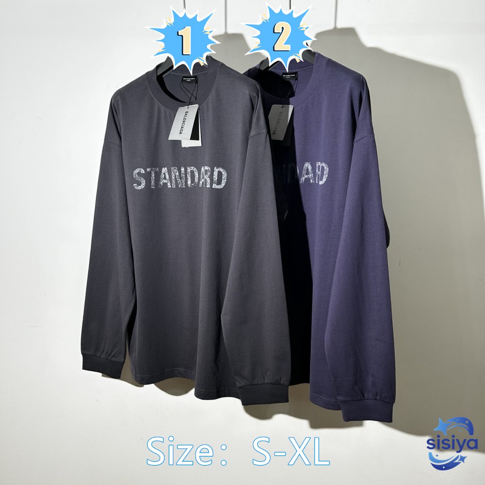 Balenciaga Paris World Exhibition Long-Sleeved T-shirt 91505