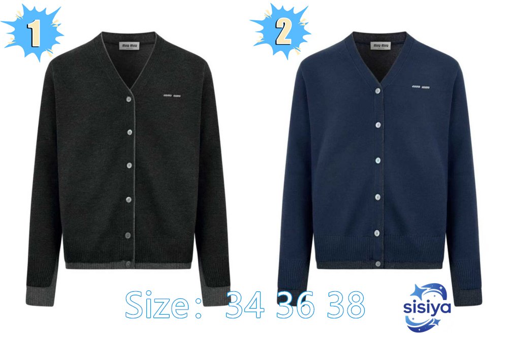 Miu Miu Embroidered Logo Sweater Blazer 92004