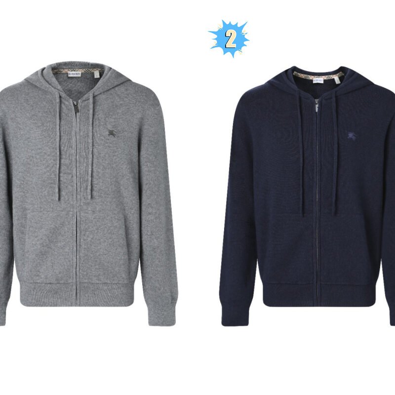 Burberry embroidered zipper cardigan 92902