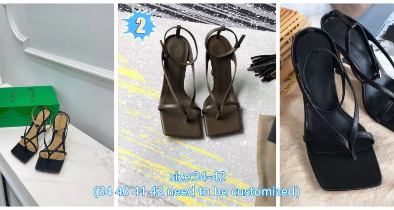 BOTTEGA VENETA Striped Toe Sandals L90404