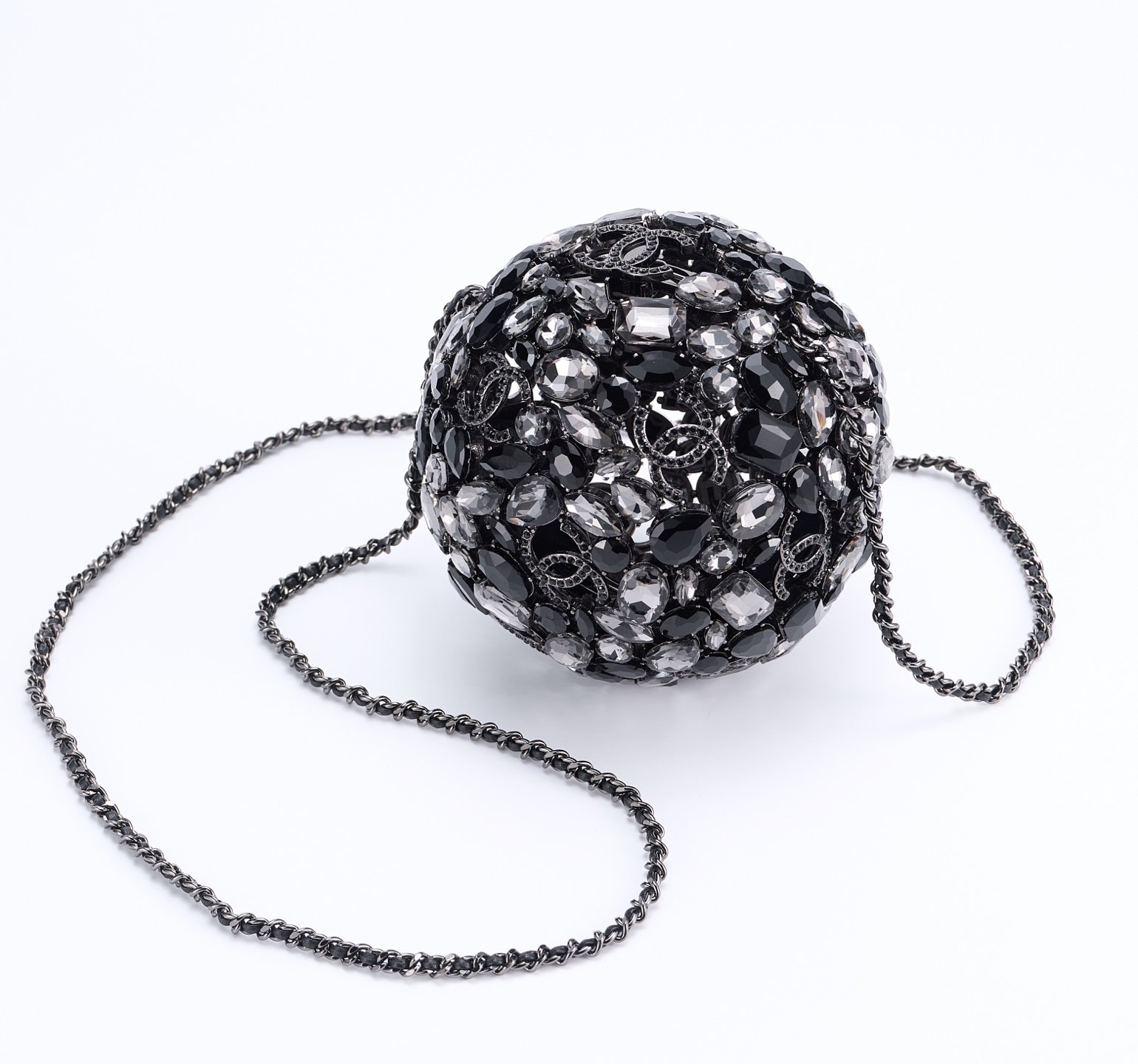 Chanel Multi-color Crystal Diamond Ball Evening Bag L93005 - Image 3