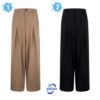 Loewe Button-Down Wide Leg Pants 91001