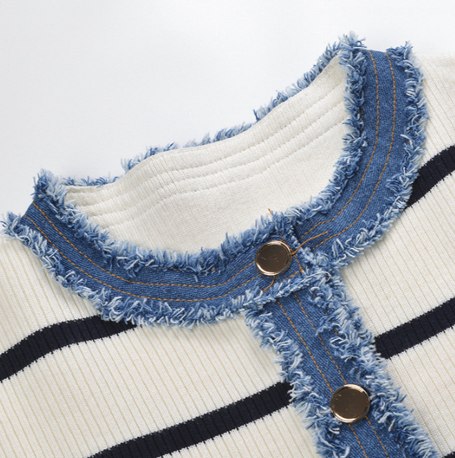 Sandro Round-neck Knit Jacket D91702 - Image 4