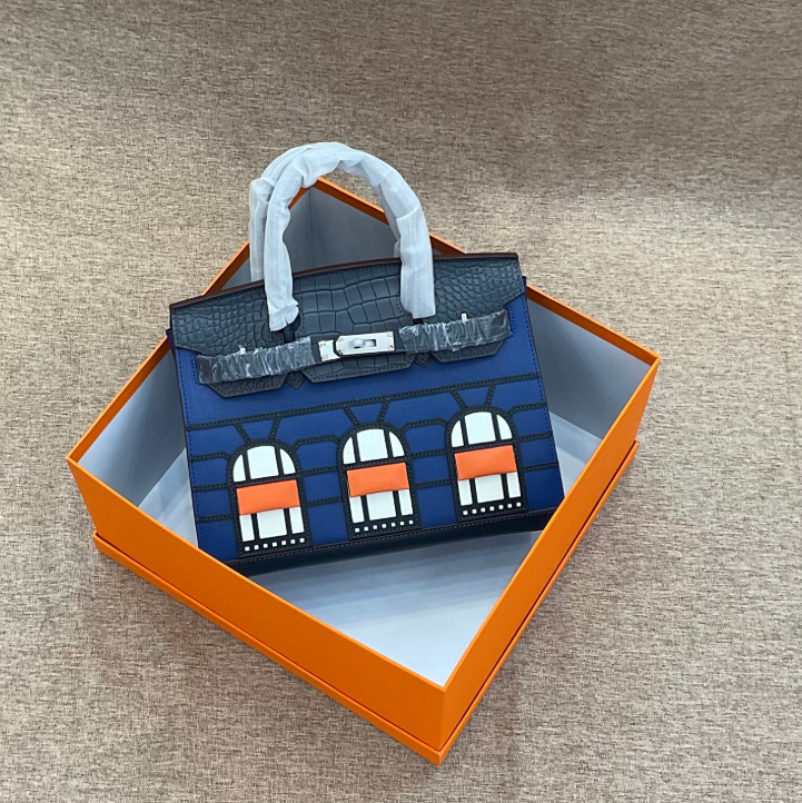 Hermès Platinum House Bag L92504 - Image 3