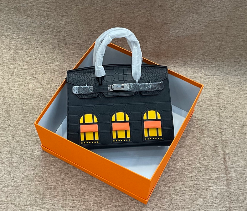 Hermès Platinum House Bag L92504 - Image 4