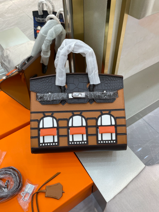 Hermès Platinum House Bag L92504 - Image 5