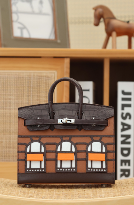Hermès Platinum House Bag L92504 - Image 6