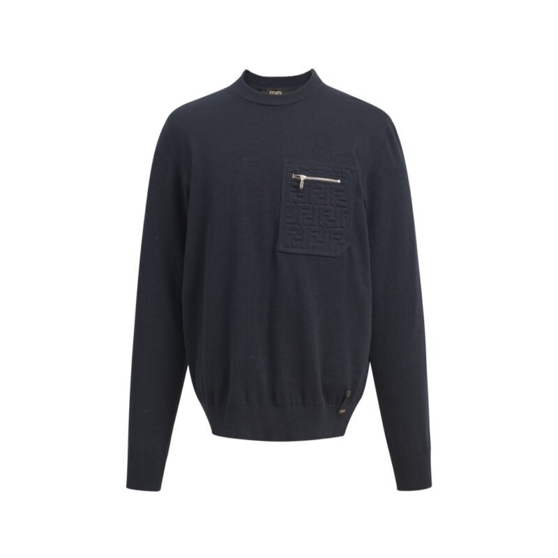 FENDI Navy Blue Sweater 90703