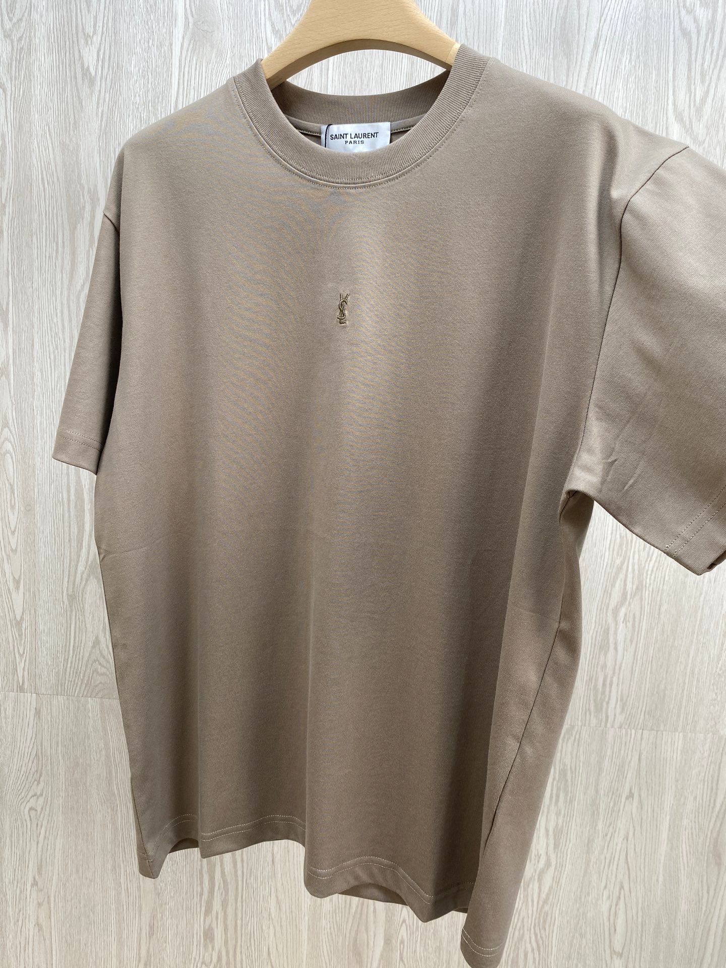 YSL Embroidered Short-Sleeved T-shirt 91201 - Image 4