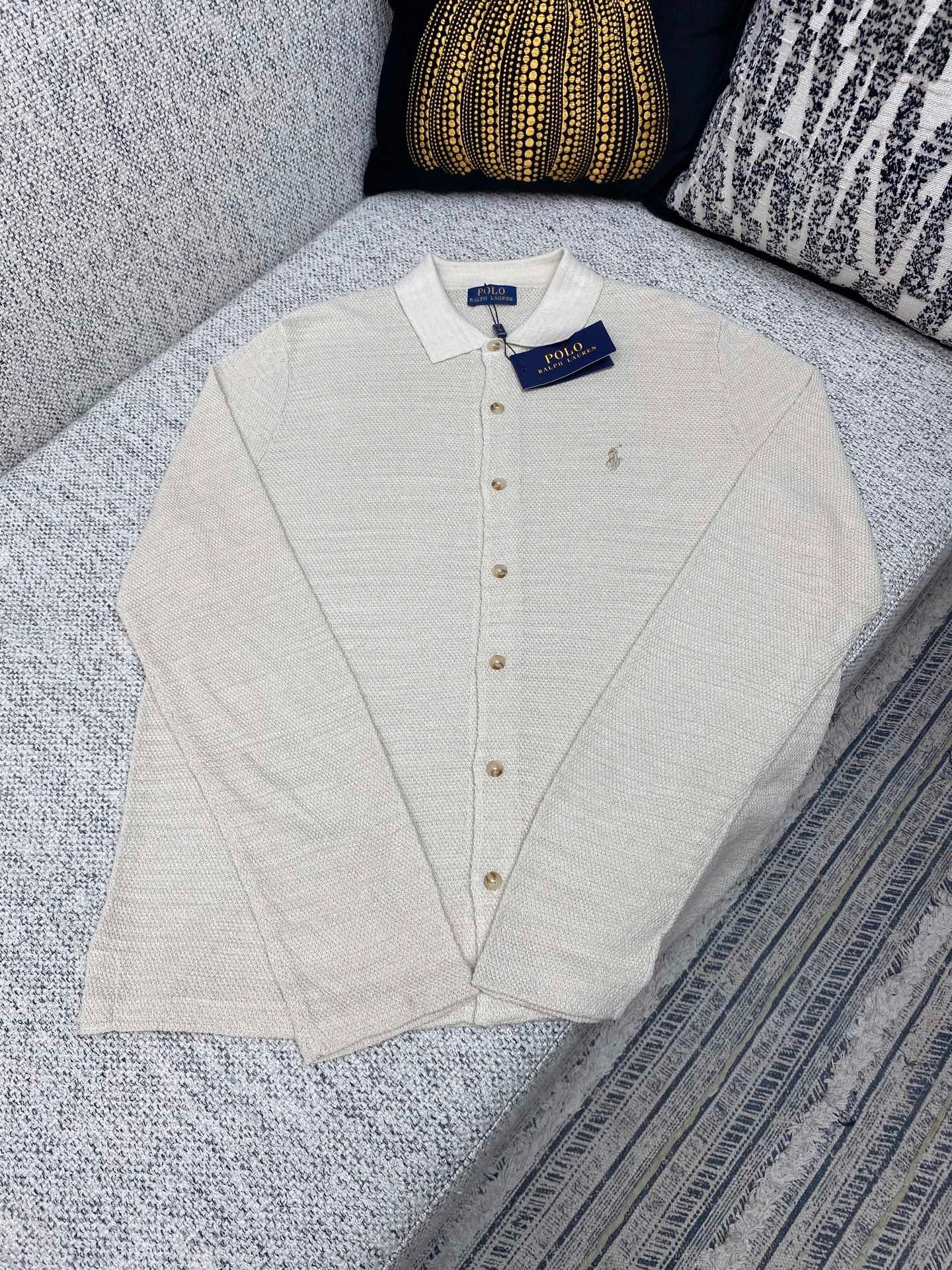Polo Ralph Lauren L/S Cotton Blend Placket Cardigan 91302