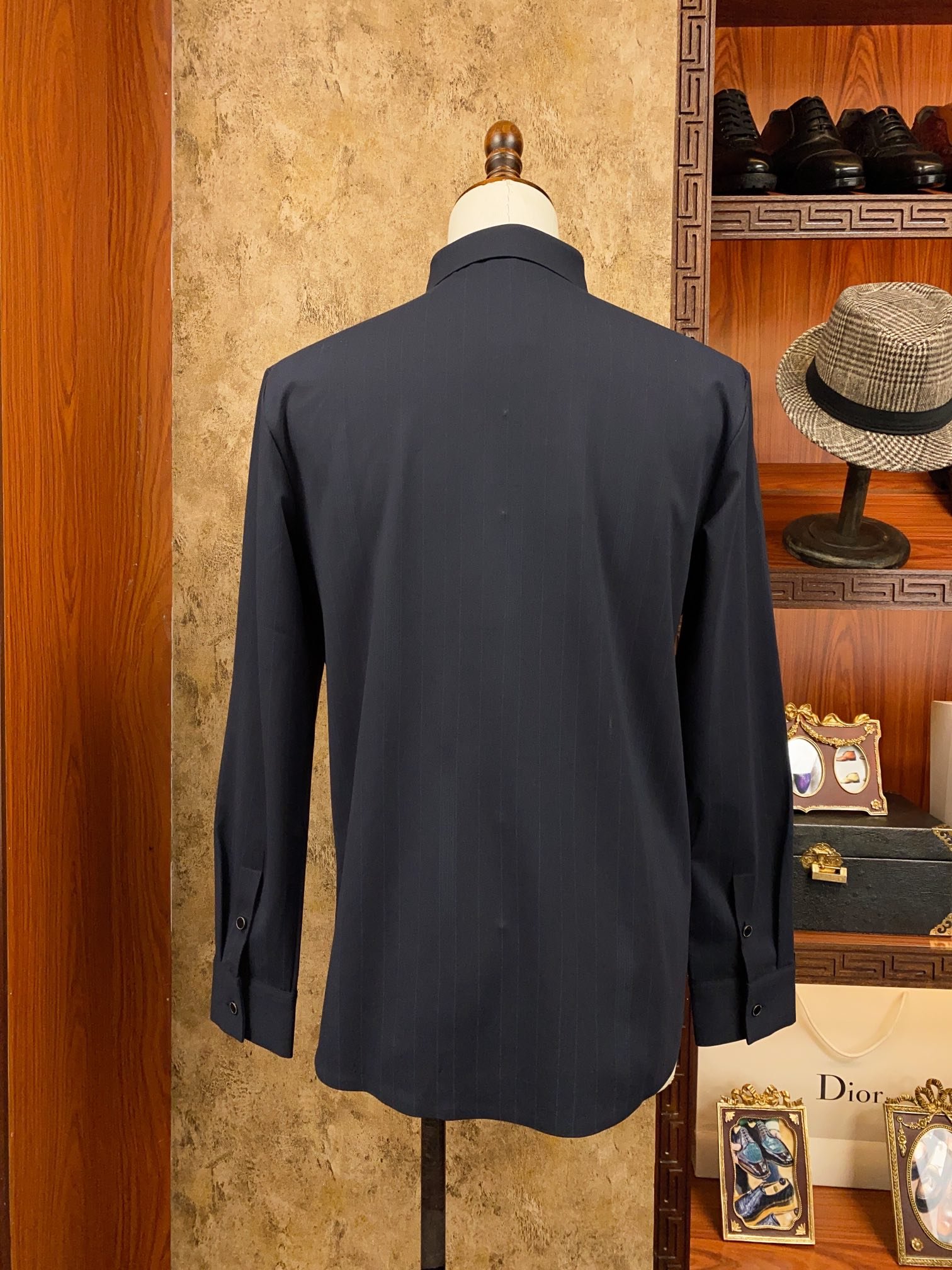 Dior CD Icon Embroidery Shirt Cotton Twill 91403 - Image 7