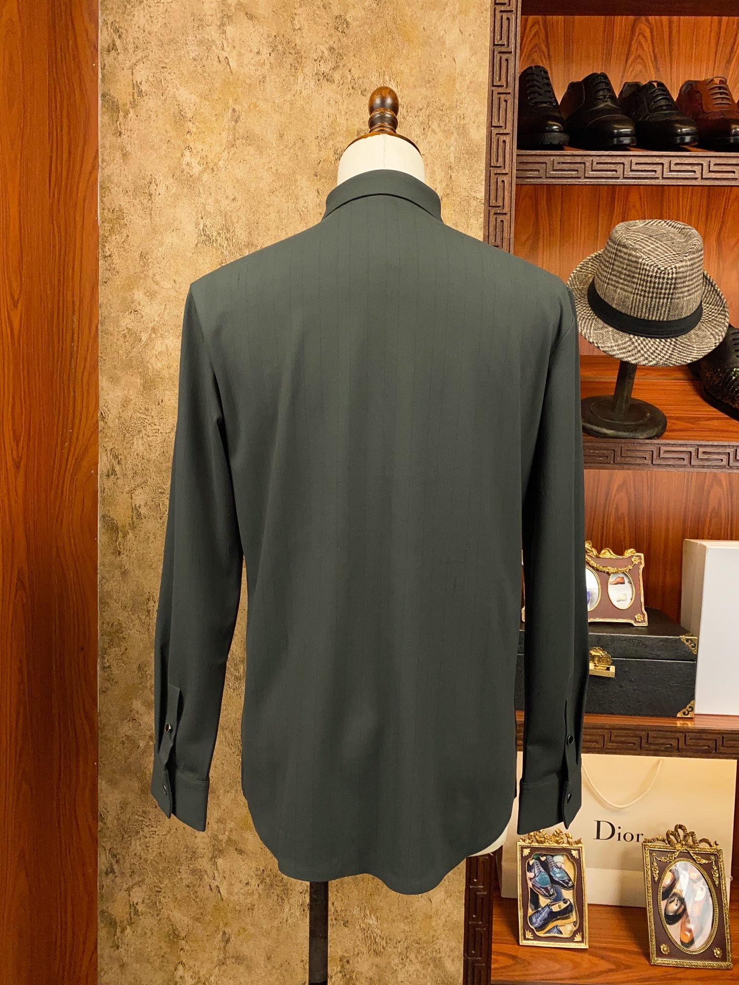 Dior CD Icon Embroidery Shirt Cotton Twill 91403 - Image 4