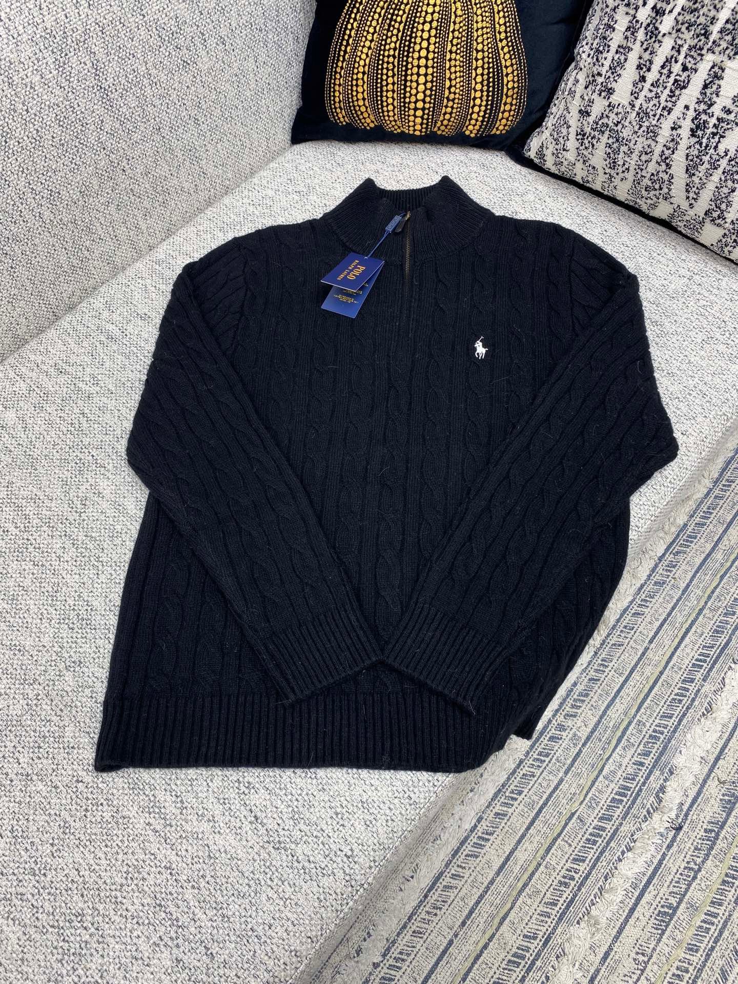 Polo pure color small spurs embroidered long-sleeved shirt 91501 - Image 4