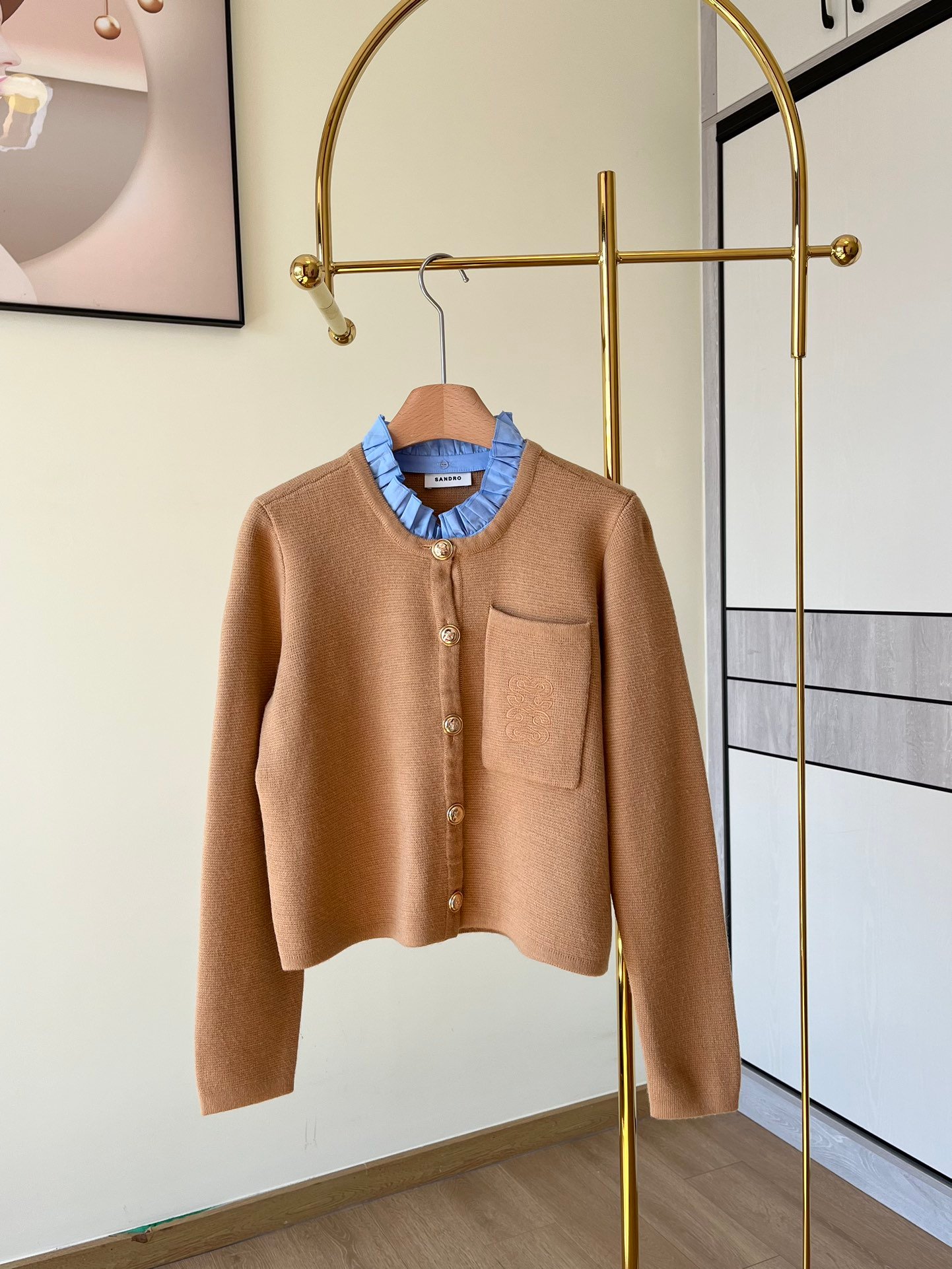 SANDRO Knitted Cardigan D91701 - Image 5