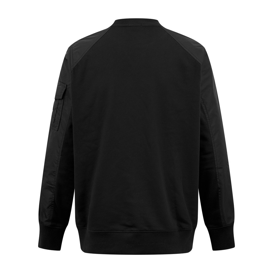 Moncler logo patch-jointed hoodie 91701 - Image 3
