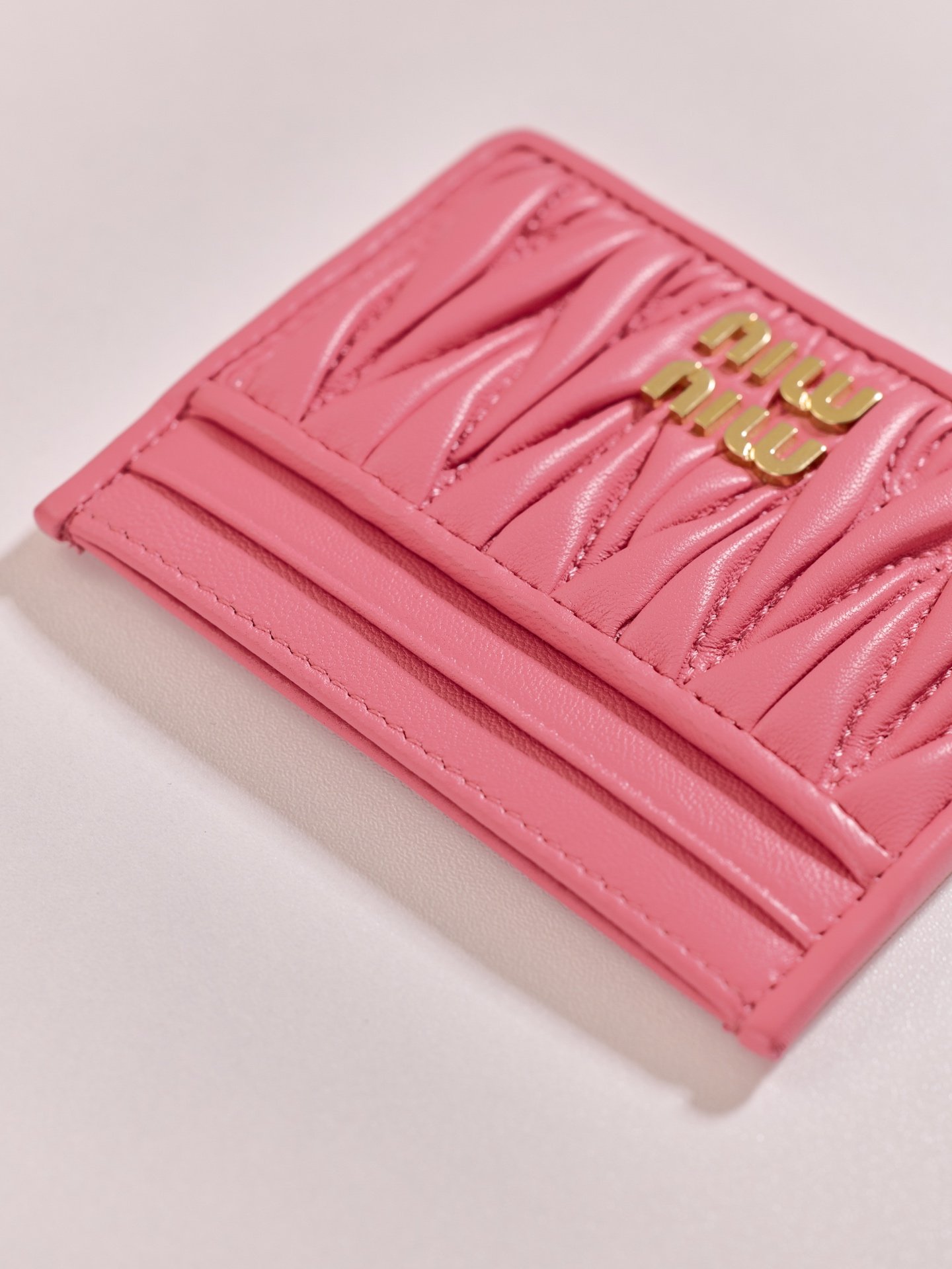 Miu Miu Matelassé Nappa Leather Card Holder L92104 - Image 6