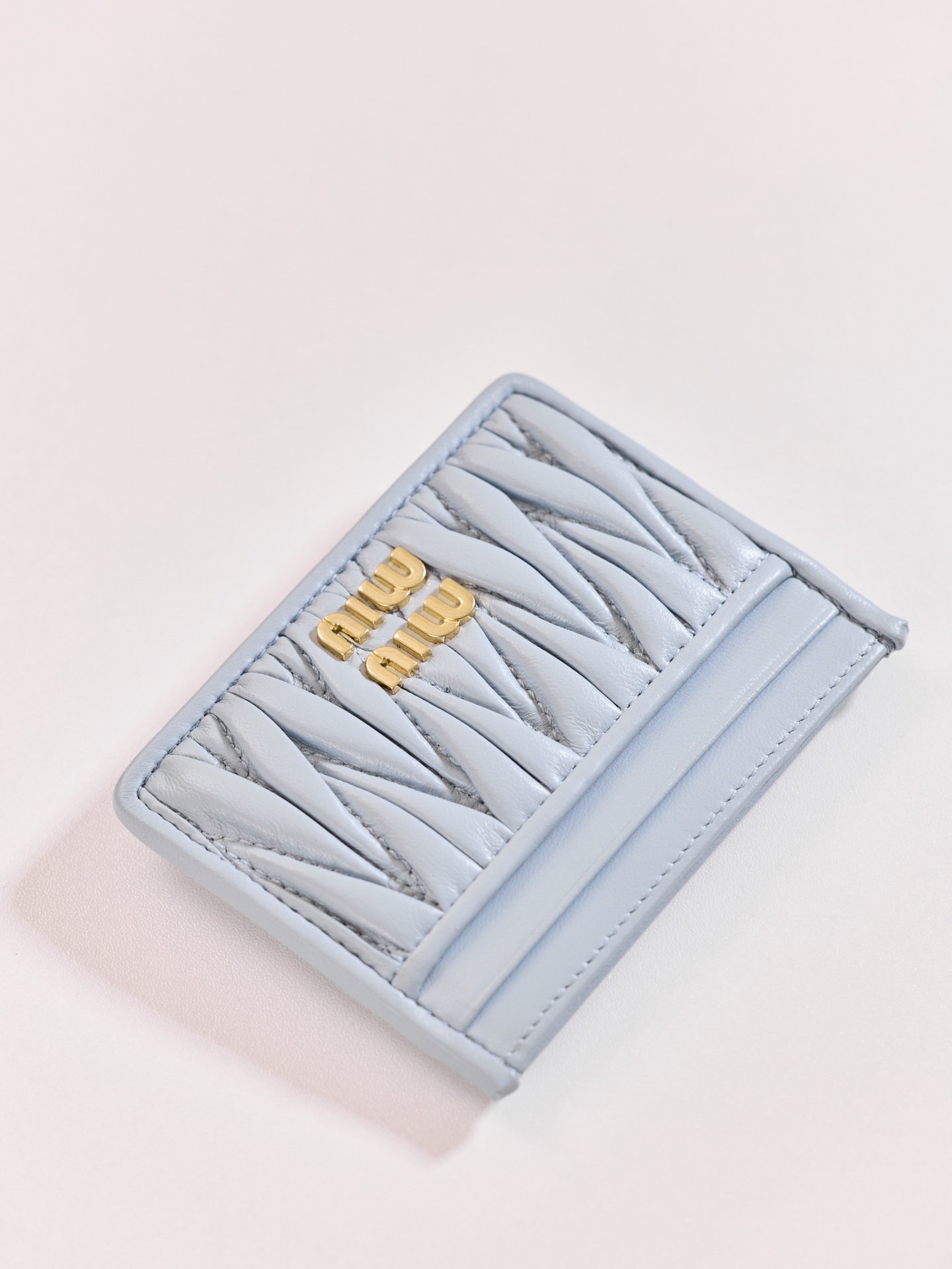 Miu Miu Matelassé Nappa Leather Card Holder L92104 - Image 3