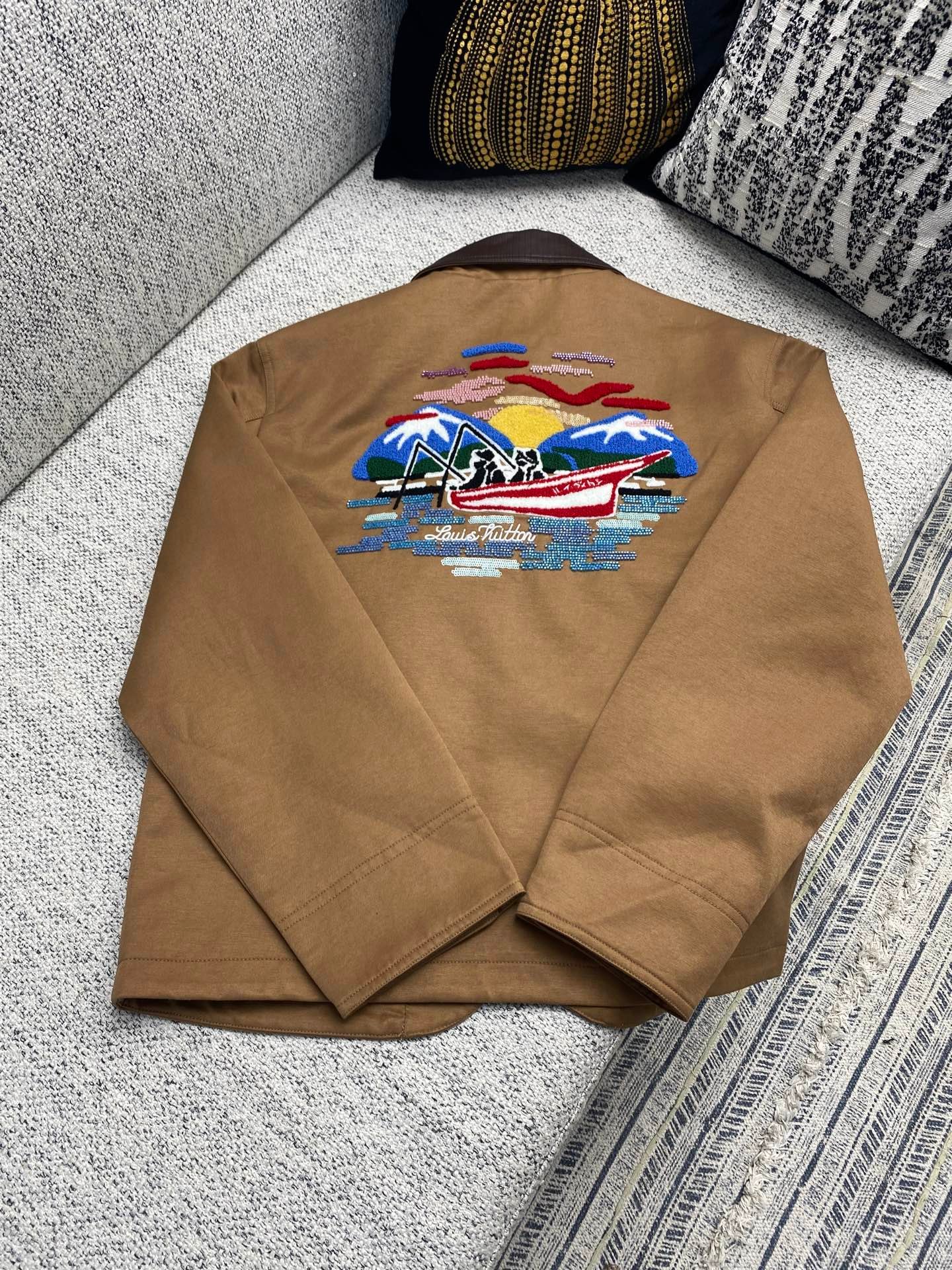 Louis Vuitton Embellished Workwear Jacket 92104 - Image 3