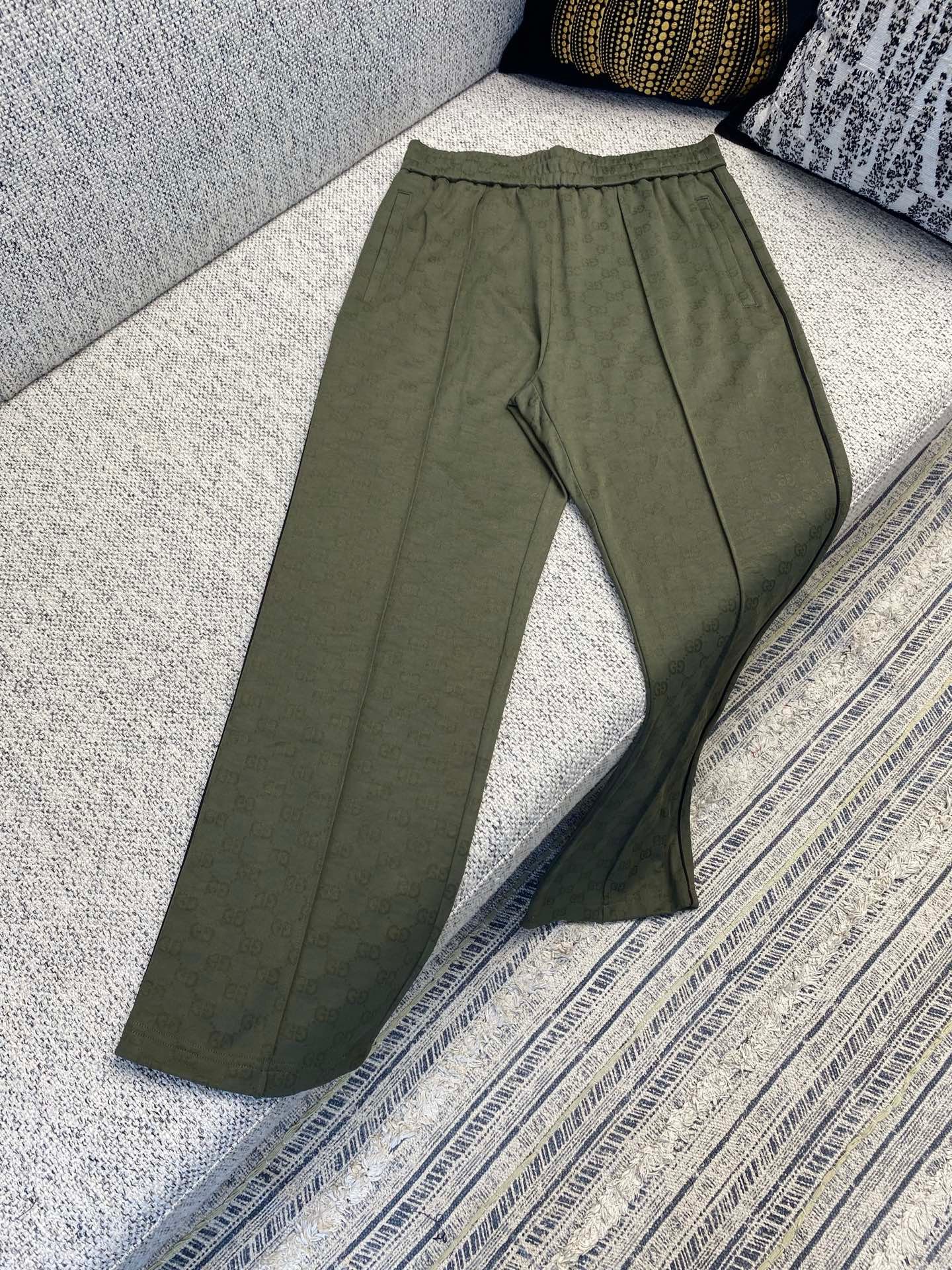 GUCCI Knitted Plaid Pants 92305