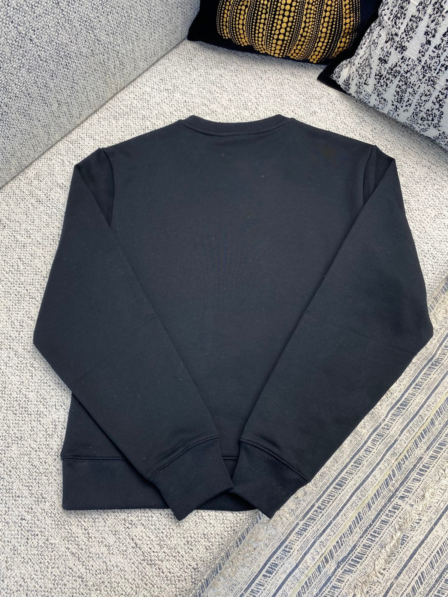 Burberry equestrian knight logo cotton sports shirt with round neckline 92303 - Image 3