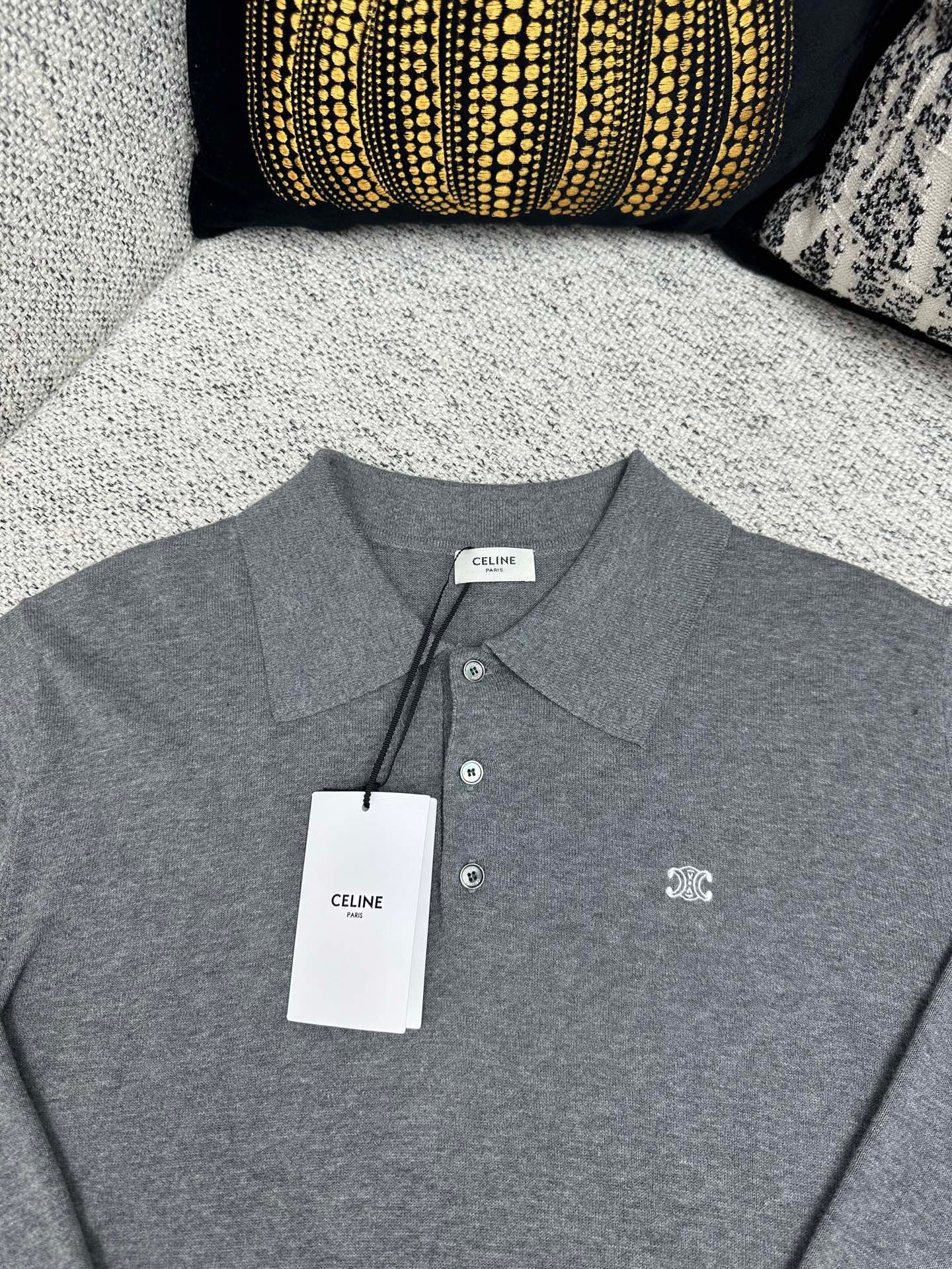 Celine polo sweater IN fine cotton 92402 - Image 7