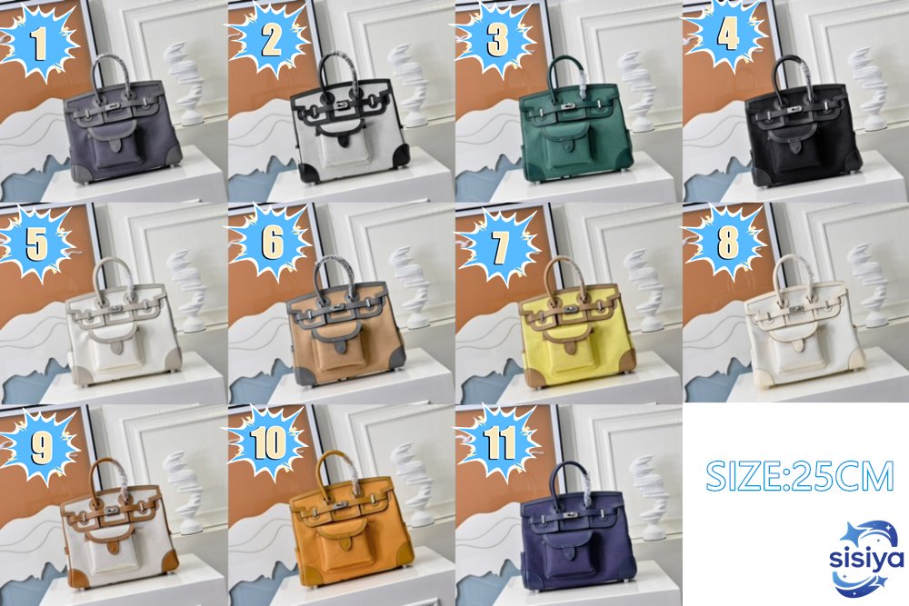 Hermès Birkin Cargo 25 Toile Goeland L92401