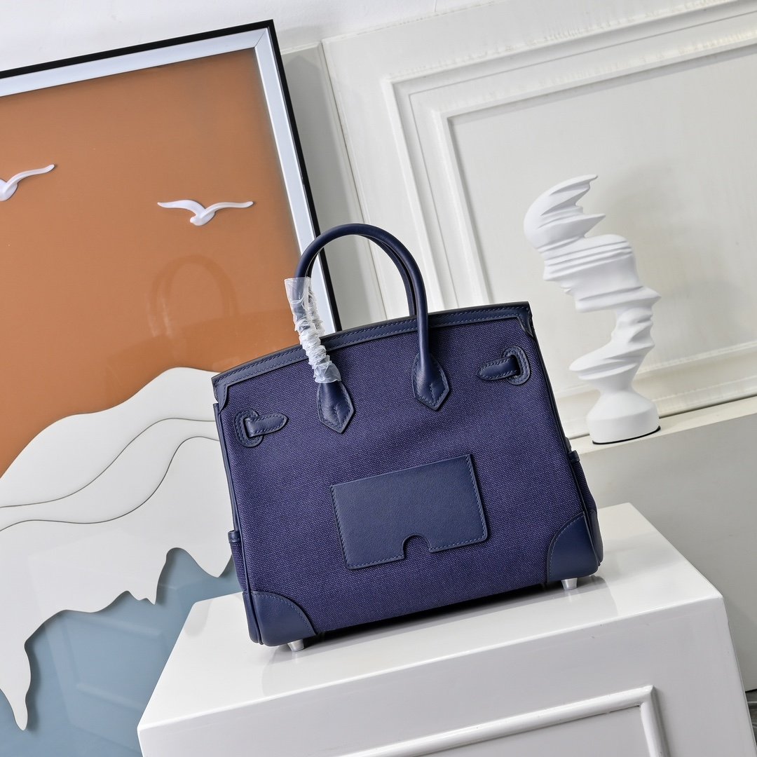 Hermès Birkin Cargo 25 Toile Goeland L92401 - Image 5
