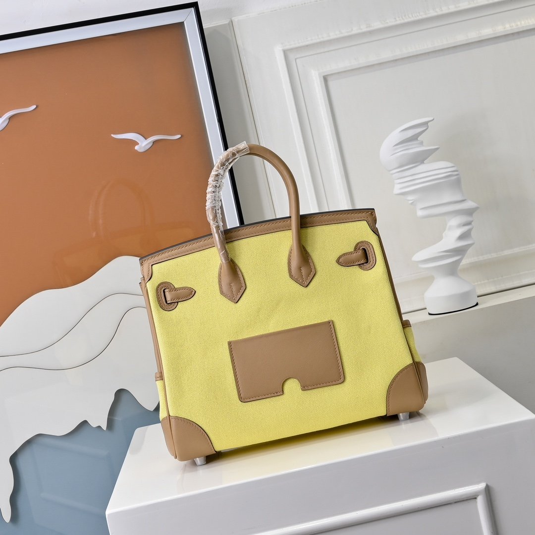 Hermès Birkin Cargo 25 Toile Goeland L92401 - Image 3