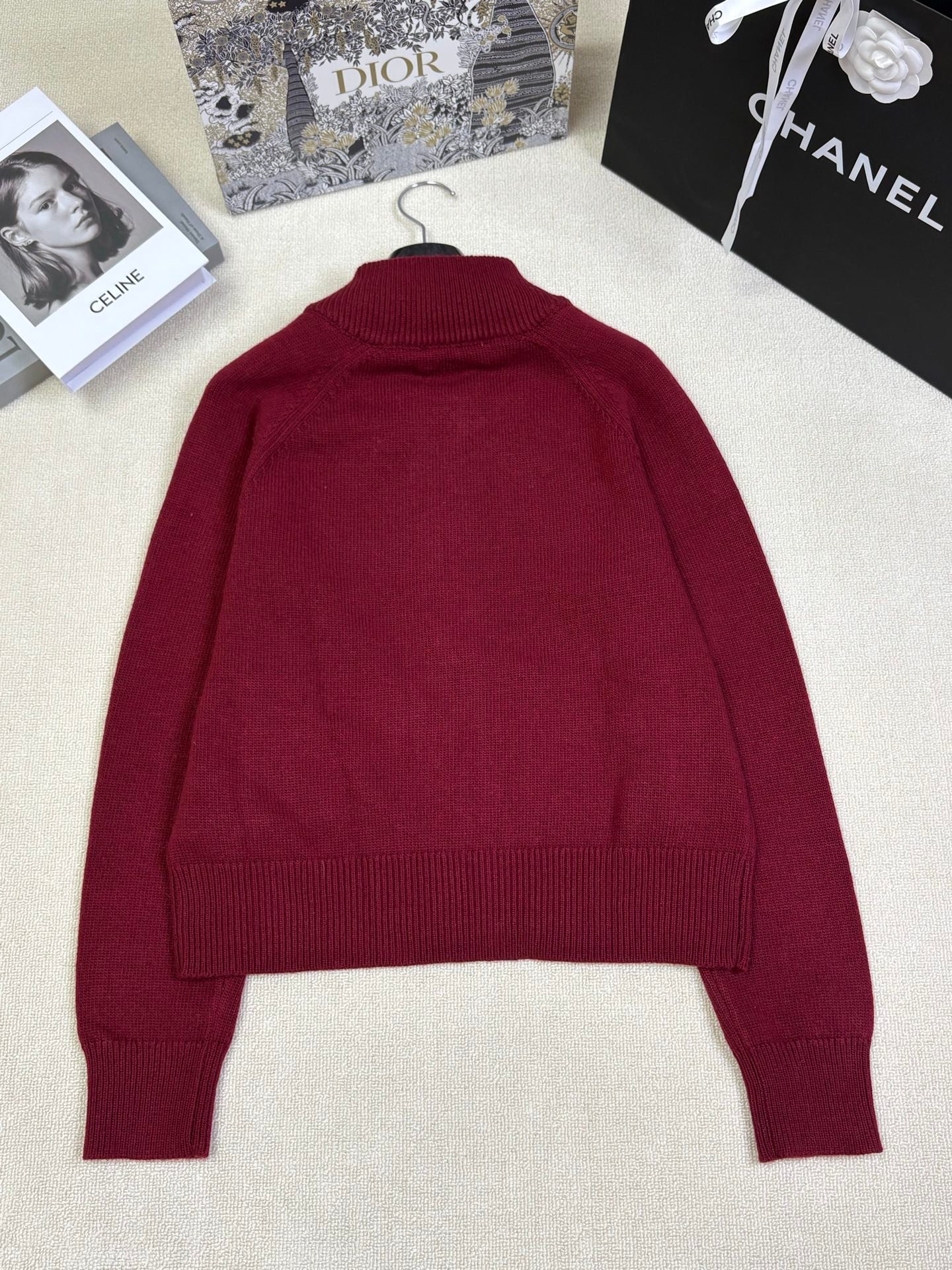 Miumiu Knitted V-Neck Sweater D92601 - Image 7