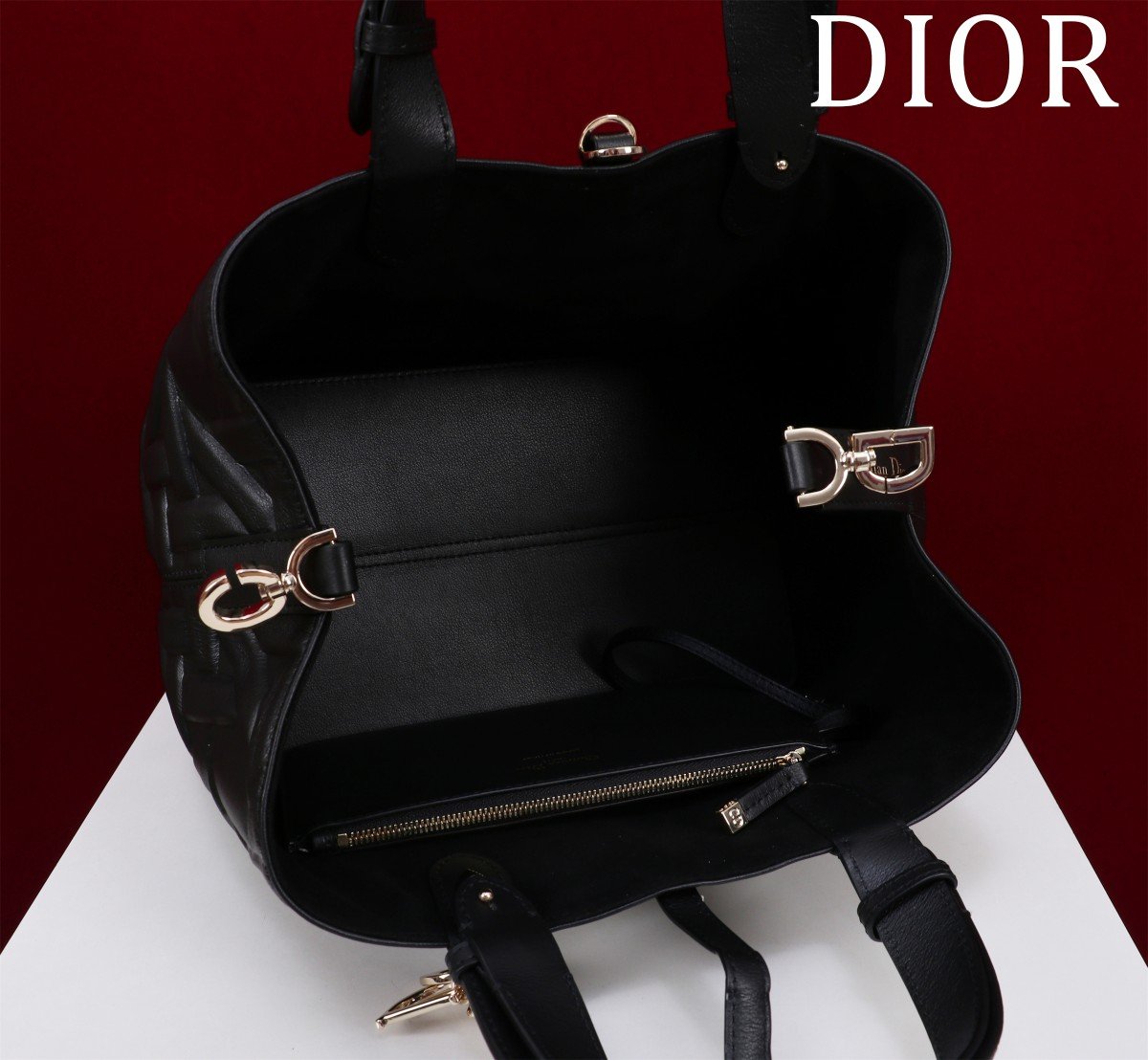 Dior Medium Dior Toujours Bag Black L92803 - Image 7