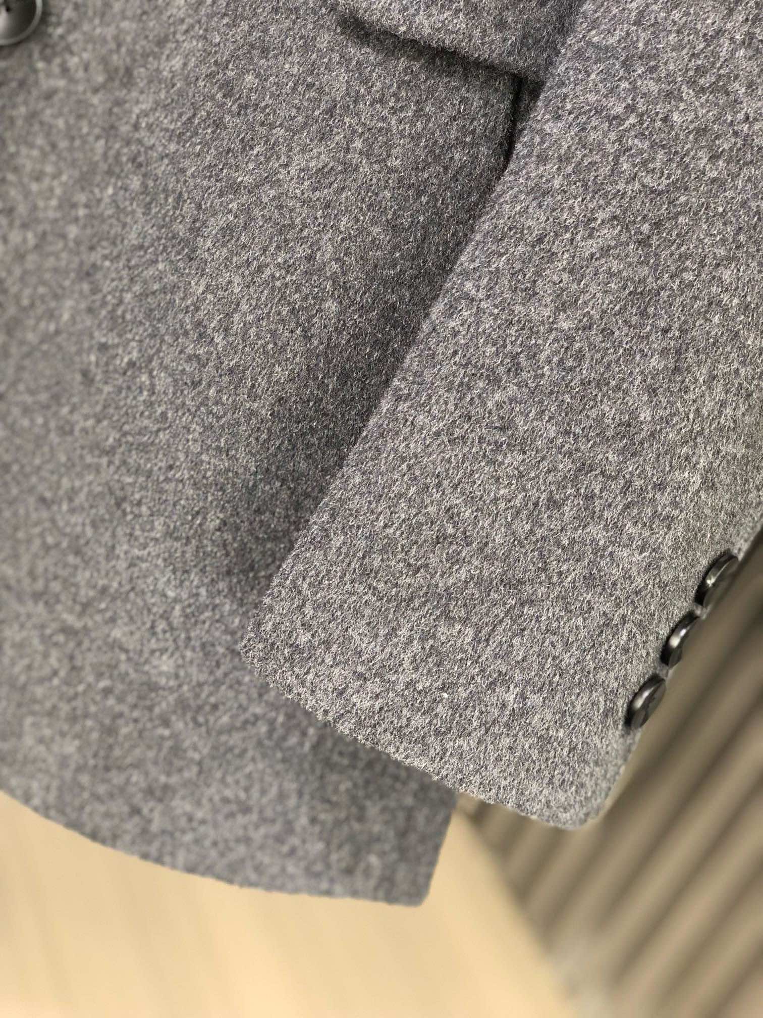 Hermès wool Kenston coat 93001 - Image 4