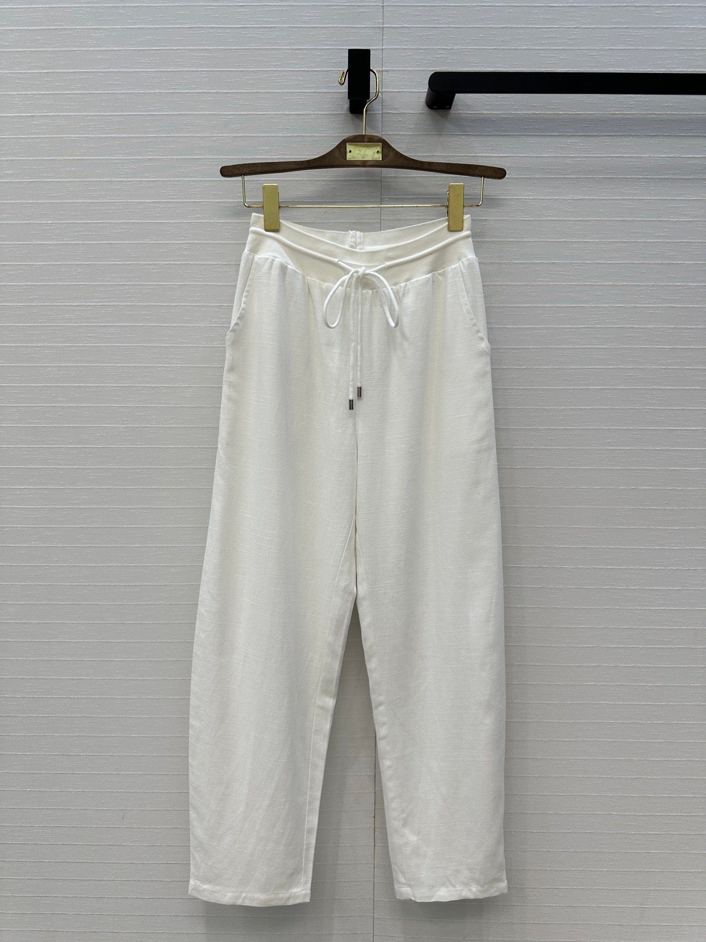 LP old money leather belt cotton and linen jacket coat D93001 - Image 7