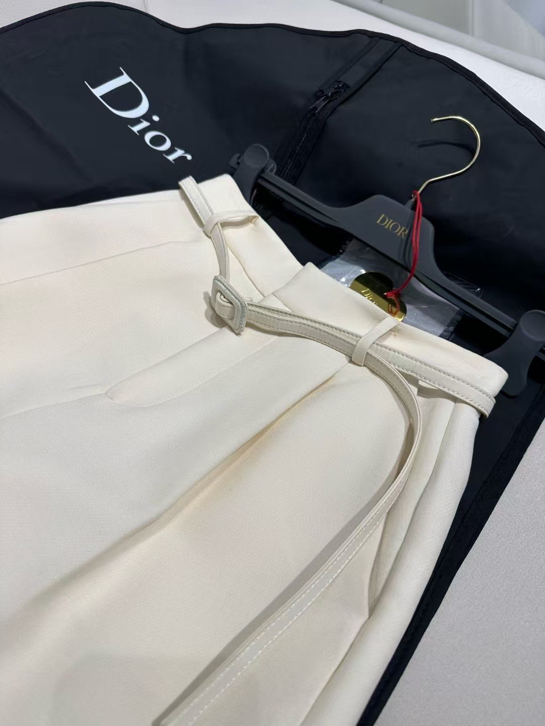 Dior white cotton denim suit D90406 - Image 5