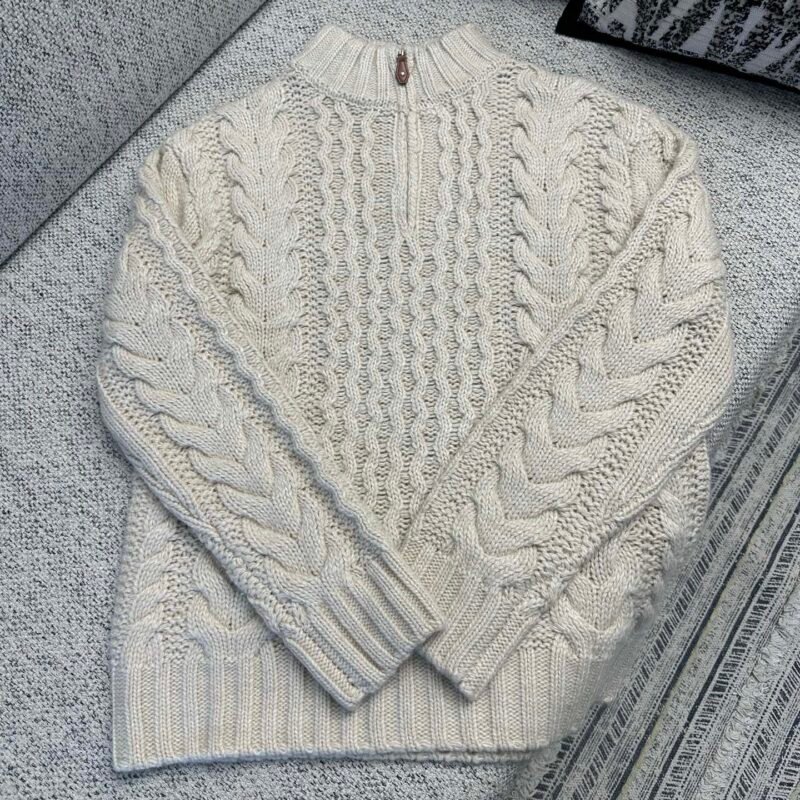 Lp Plaid Buttoned Collar Long-Sleeved Sweater 102103