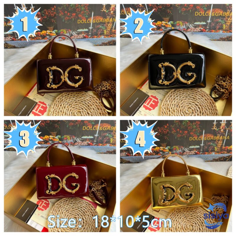 DG Crocodile skin lunch box-style travel bag L100901