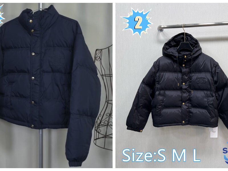 Celine high-waisted short winter coat D102001