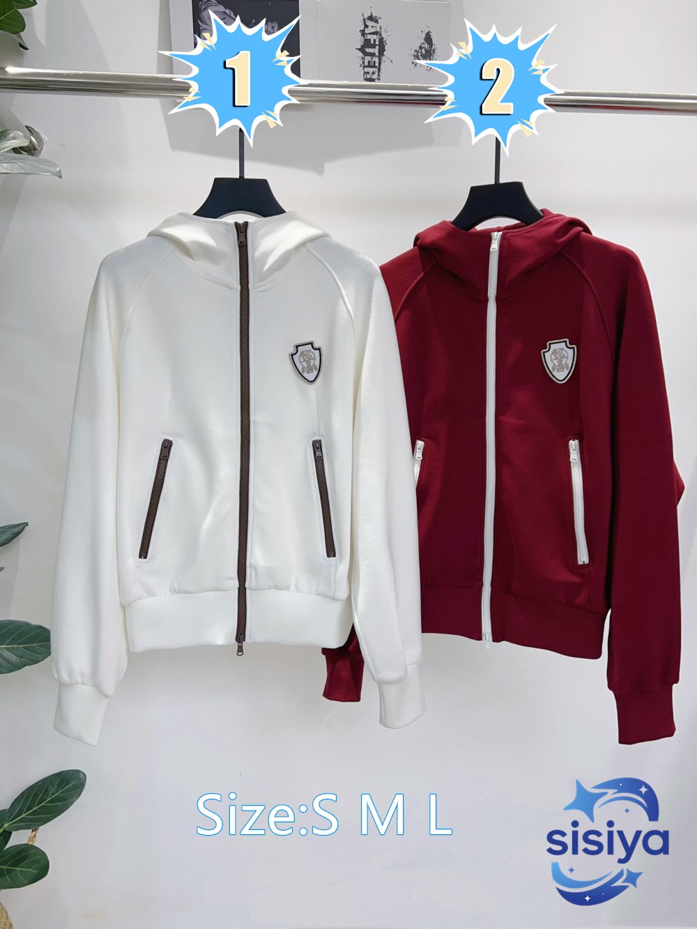 Brunello Double zipped long-sleeved sports shirt D102002