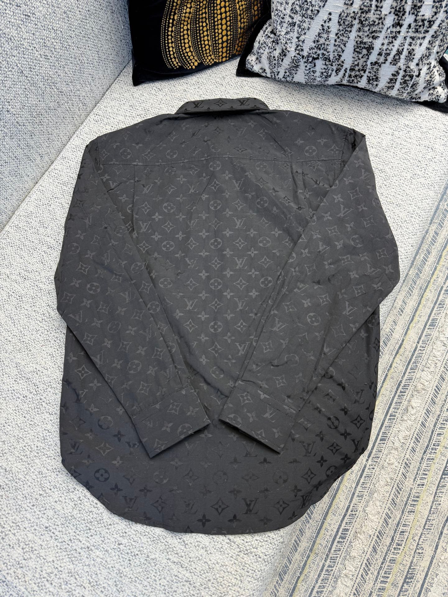 Louis Vuitton Mini Monogram Silk Evening Shirt - Men - Ready-to-Wear 100605 - Image 5