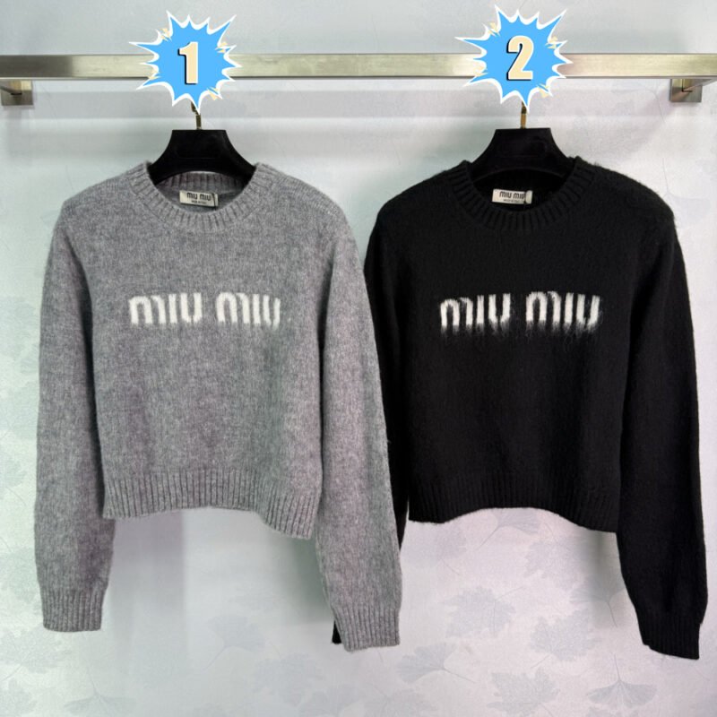 Miu Miu Wool And Cashmere Sweater D100704